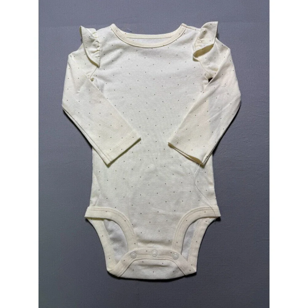 NWT Carter's 3-Piece Outfit Set Baby Girls 18 Months Taupe Long Sleeve Comfort